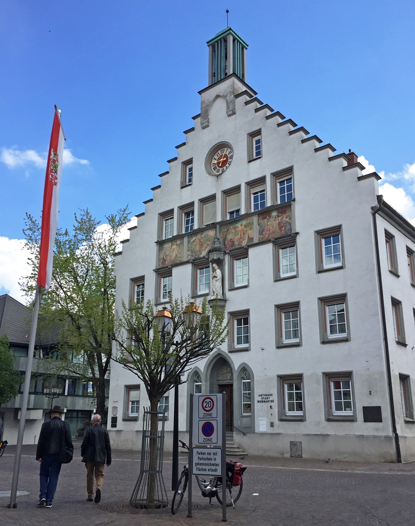 Bob and Werner and Weingarten Town Hall